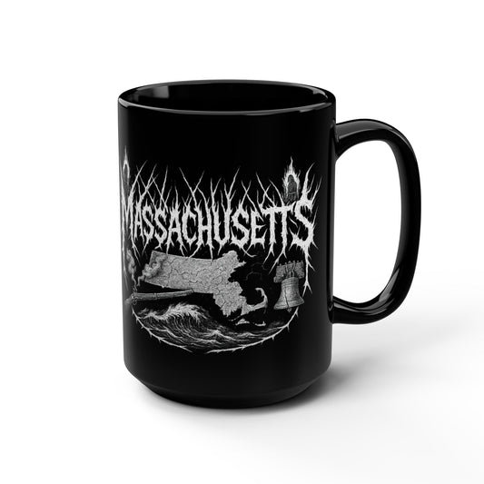 Massachusetts is Metal! Mug (15oz)