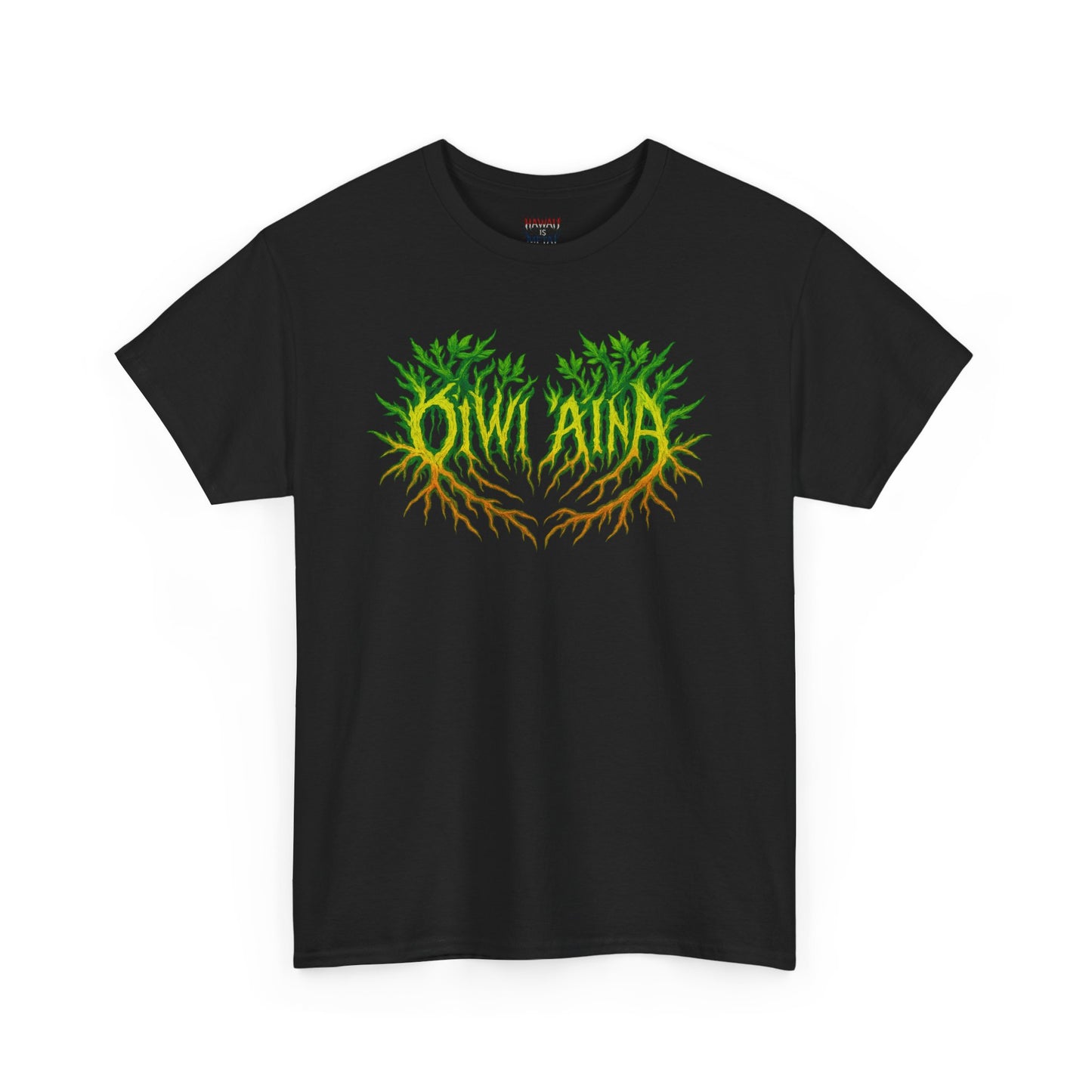 ʻŌiwi ʻĀina Metal Tee (Black)