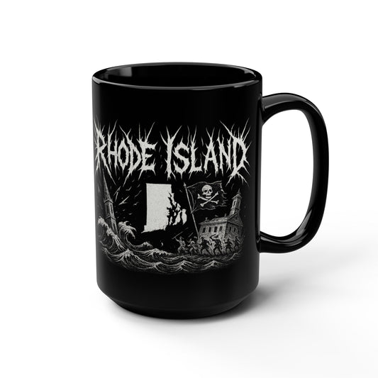 Rhode Island is Metal! Mug (15oz)