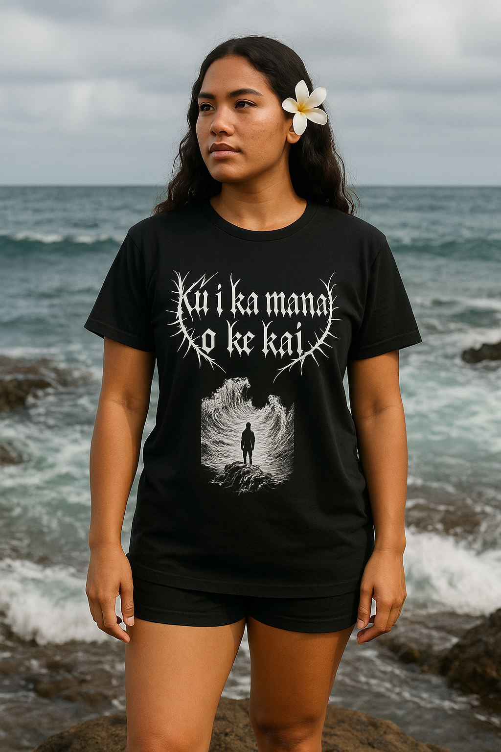 Kū i ka mana o ke kai Metal Tee