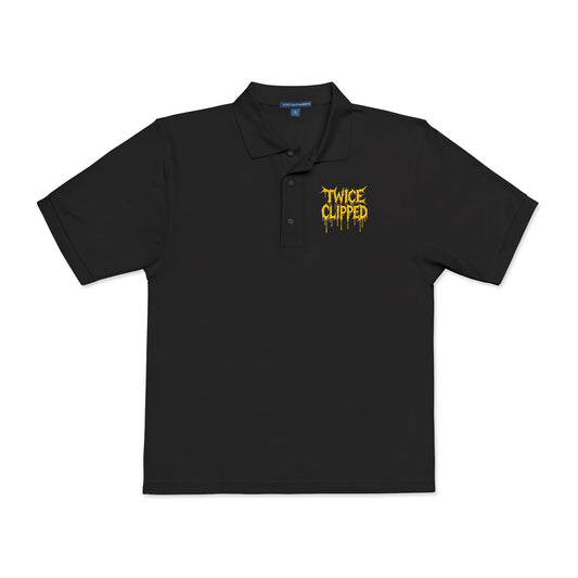 Twice Clipped Embroidered Polo