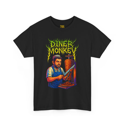 Diner Monkey Metal Tee