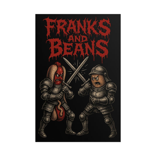 franks and beans poster