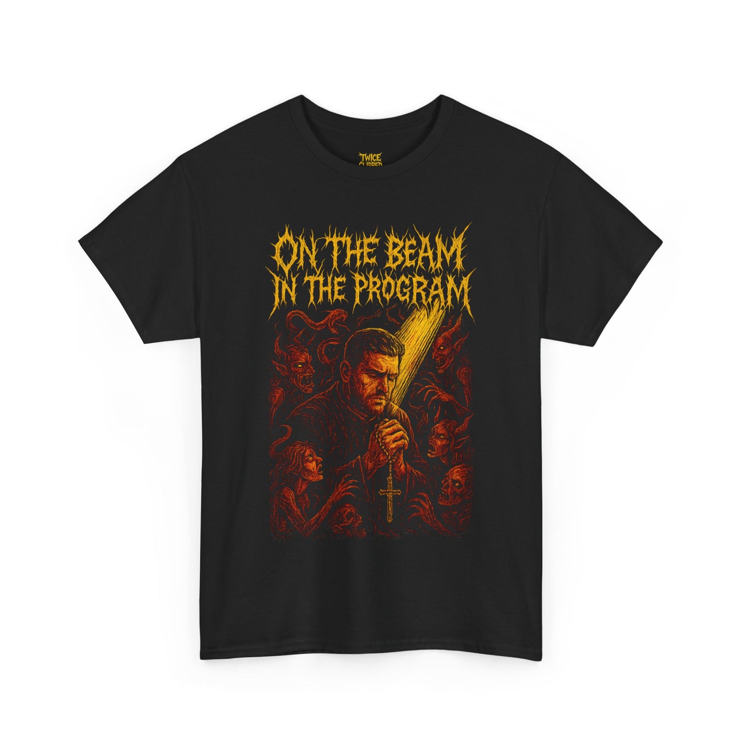 "On the Beam in the Program" Metal Tee